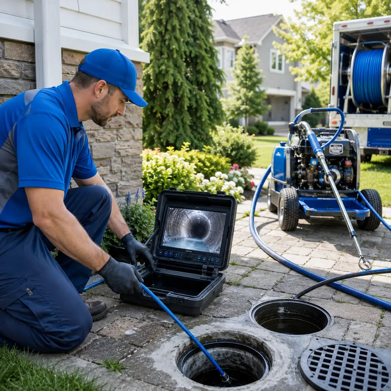 Outdoor drain cleaning professionals serving Pangburn, AR